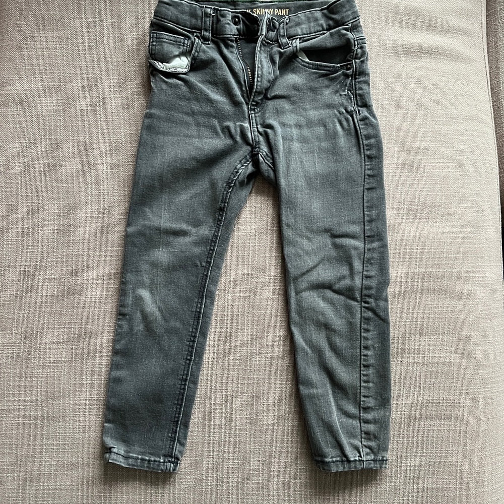 Kids Gray Skinny Pants